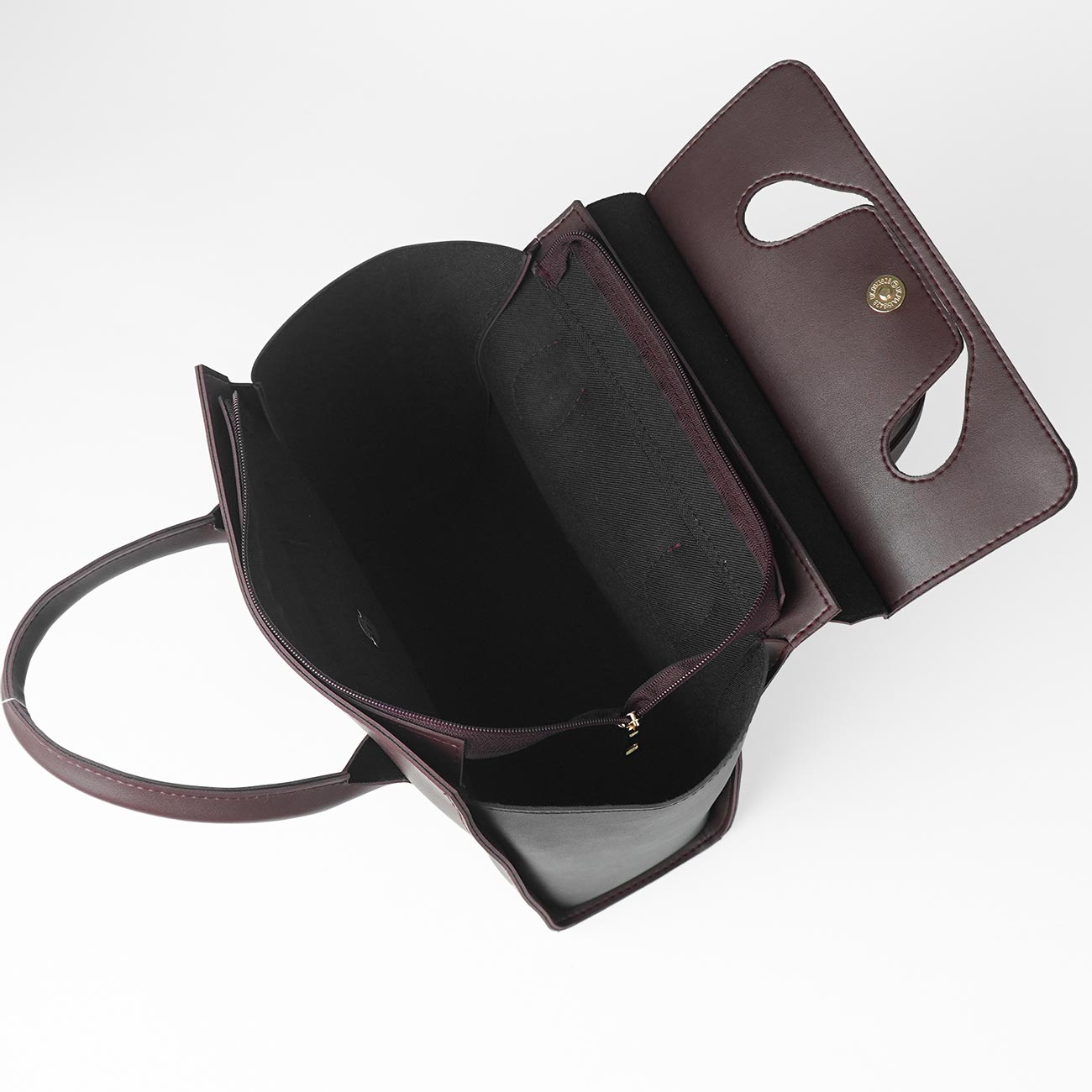 Greek set of 2 Bag maroon & black